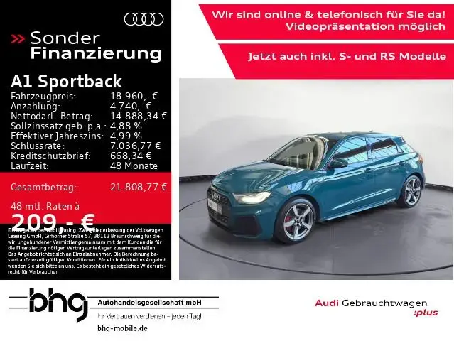 Main__Slider__Photo:Audi A1 Sportback S-Line 35 TFSI *B&O*ACC*LED* 07/2019-1