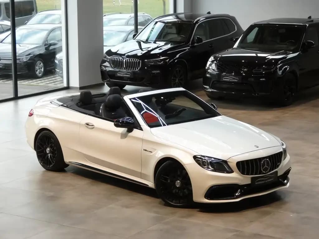 Main__Slider__Photo:Mercedes-Benz C-Class 63 AMG Cabrio*Head-Up*Burmester*Airscarf*Night 06/2018-0