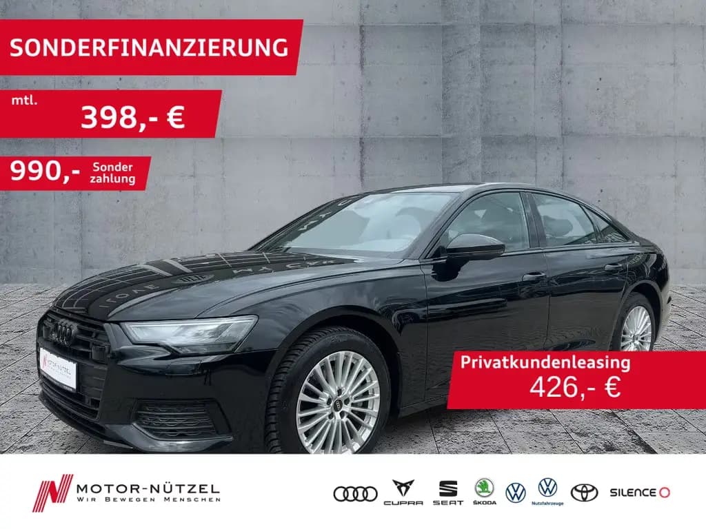 Main__Slider__Photo:Audi A6 Limousine 45 TFSI QU BLACK PAKET 5JG+LED+NAVI 01/2022-0