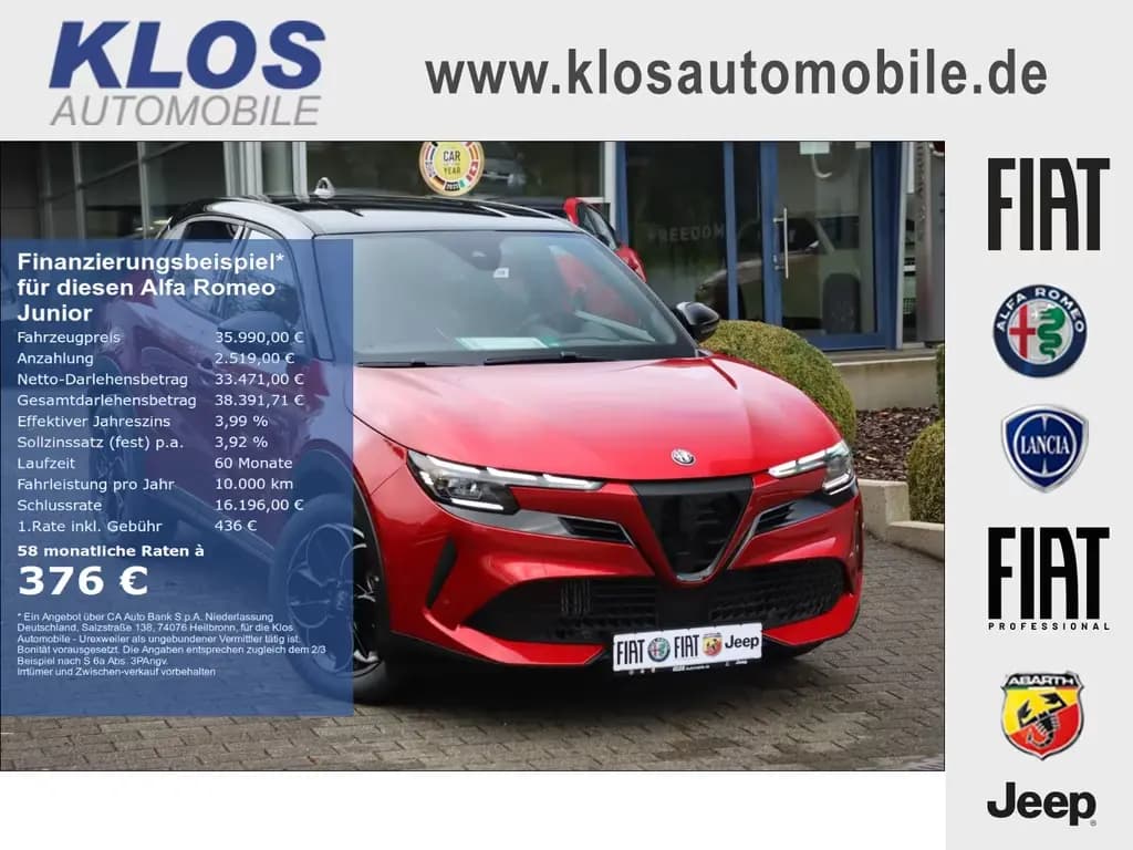 Main__Slider__Photo:Alfa Romeo Junior IBRIDA Q4 1.2 VGT 145PS DCT6 SPORT SABELT 11/2025-0