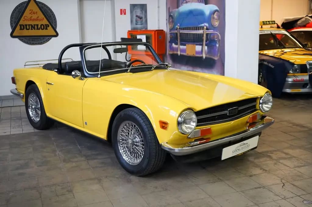 Main__Slider__Photo:Triumph TR6 aus 2. Hand mit Overdrive und H-Kennzeichen 01/1973-0