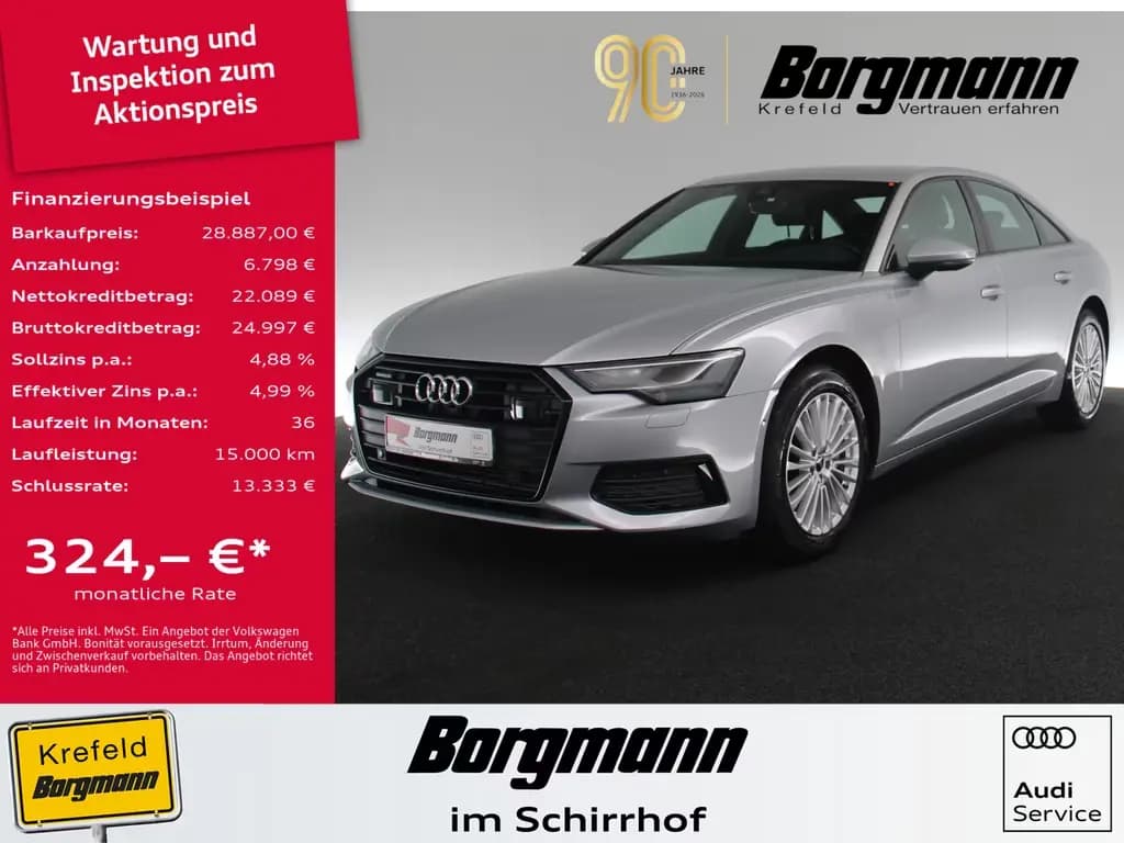 Main__Slider__Photo:Audi A6 Lim. 45 TFSI quattro design LED ACC NAVI SHZ 03/2021-0