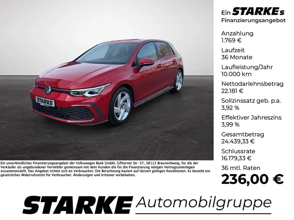 Main__Slider__Photo:Volkswagen Golf GTI 2.0 TSI DSG  AHK Navi LED PDC LM Tempo 02/2021-0
