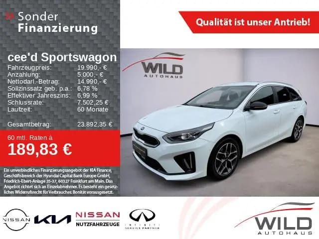 Main__Slider__Photo:Kia Ceed SW 1.4 T-GDI GT Line, PDC, LM-Felgen, Klima 04/2019-0