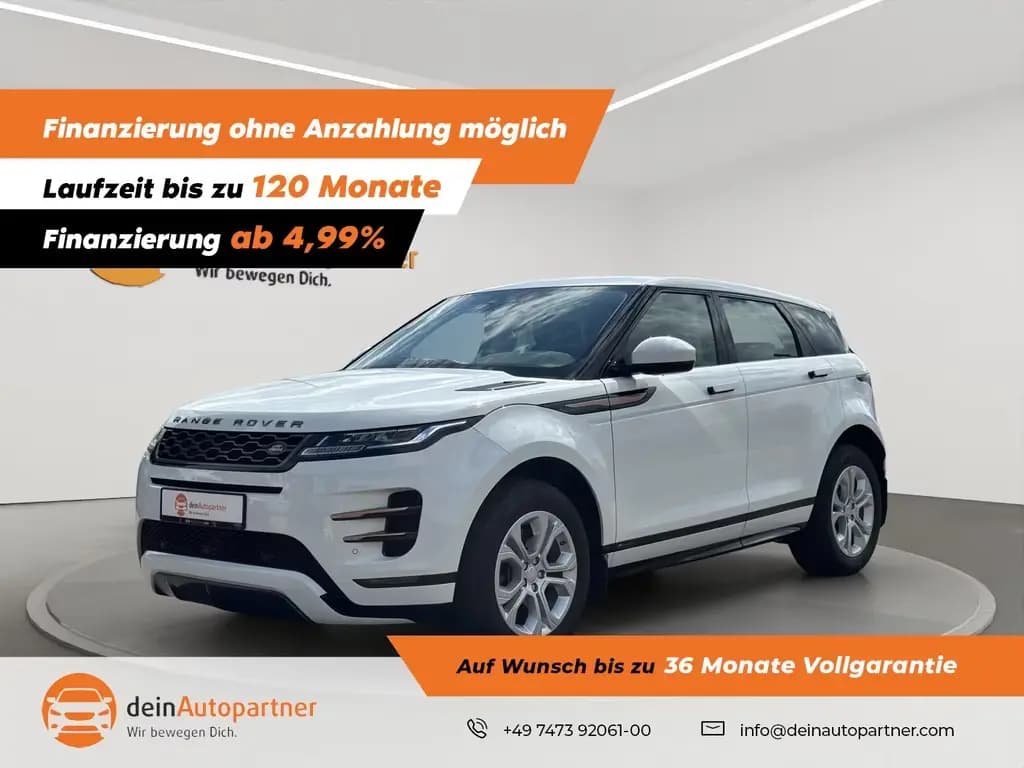 Main__Slider__Photo:Land Rover Range Rover Rover Evoque R-Dynamic Basis LED/KLIMA/PDC 07/2019-0