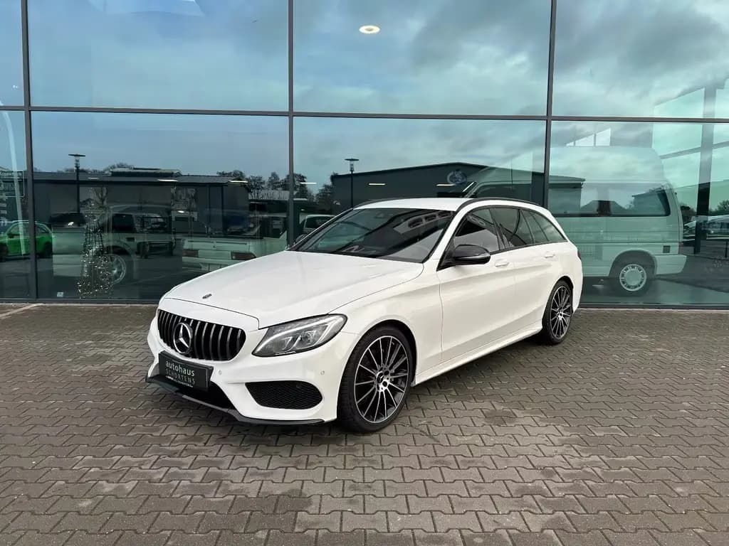 Main__Slider__Photo:Mercedes-Benz C 200 C200 T AMG-Line Night LED Kamera Burmester 19" 11/2017-0