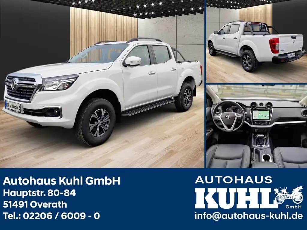 Main__Slider__Photo:DFSK Rich 6 PickUp AT 4WD+3Jahre Gar +AHK 3000kg+Lede 01/2026-0