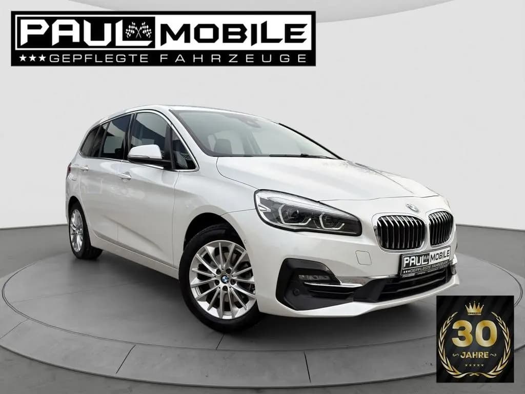 Main__Slider__Photo:BMW 2 Series 218 Gran Tourer Luxury Line Navi Leder LED Parka 12/2022-0