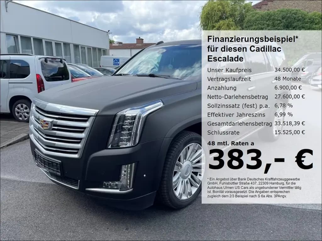 Main__Slider__Photo:Cadillac Escalade 6.2 V8 Platinum Europamodel DVD-Multime 12/2017-0