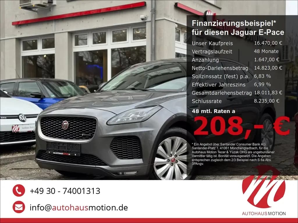 Main__Slider__Photo:Jaguar E-Pace R-Dynamic S AWD Pano navi Kamera LED 08/2019-0