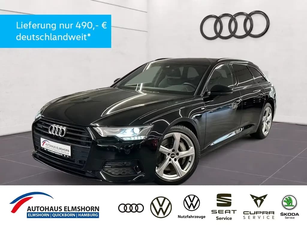 Main__Slider__Photo:Audi A6 Avant 55 TFSI S line quattro BLACK B&O LED NA 09/2022-0