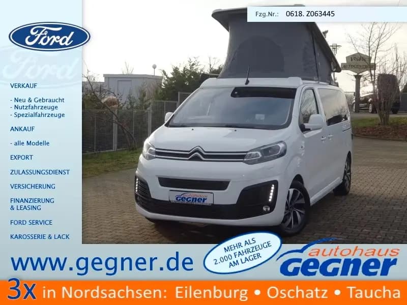 Main__Slider__Photo:Citroën Campster 177PS Autm. Aufstelldach Markise 03/2021-0