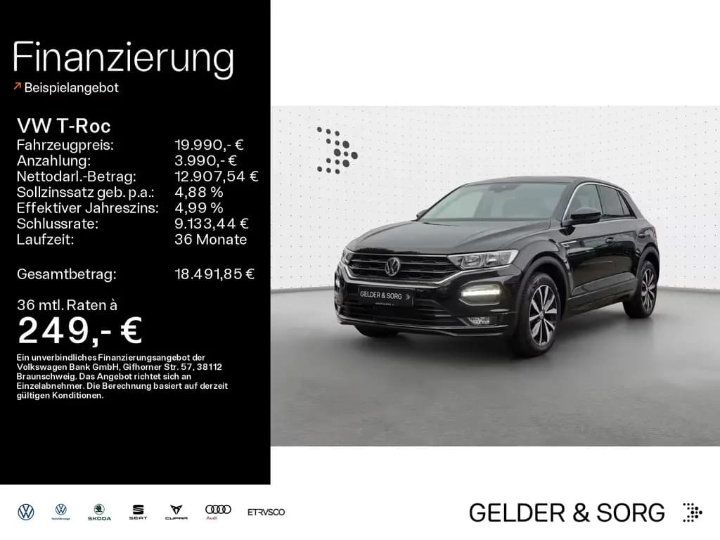 Main__Slider__Photo:Volkswagen T-Roc 1.0 TSI R-Line Beats*ACC*Navi*Connect*17Z* 02/2019-0