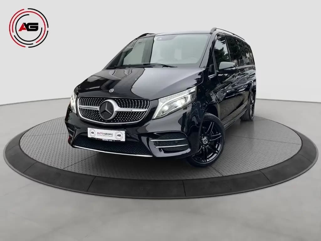 Main__Slider__Photo:Mercedes-Benz V-Class 4MATIC lang AMG MBUX ACC PANO BURM 360°AHK 07/2020-0