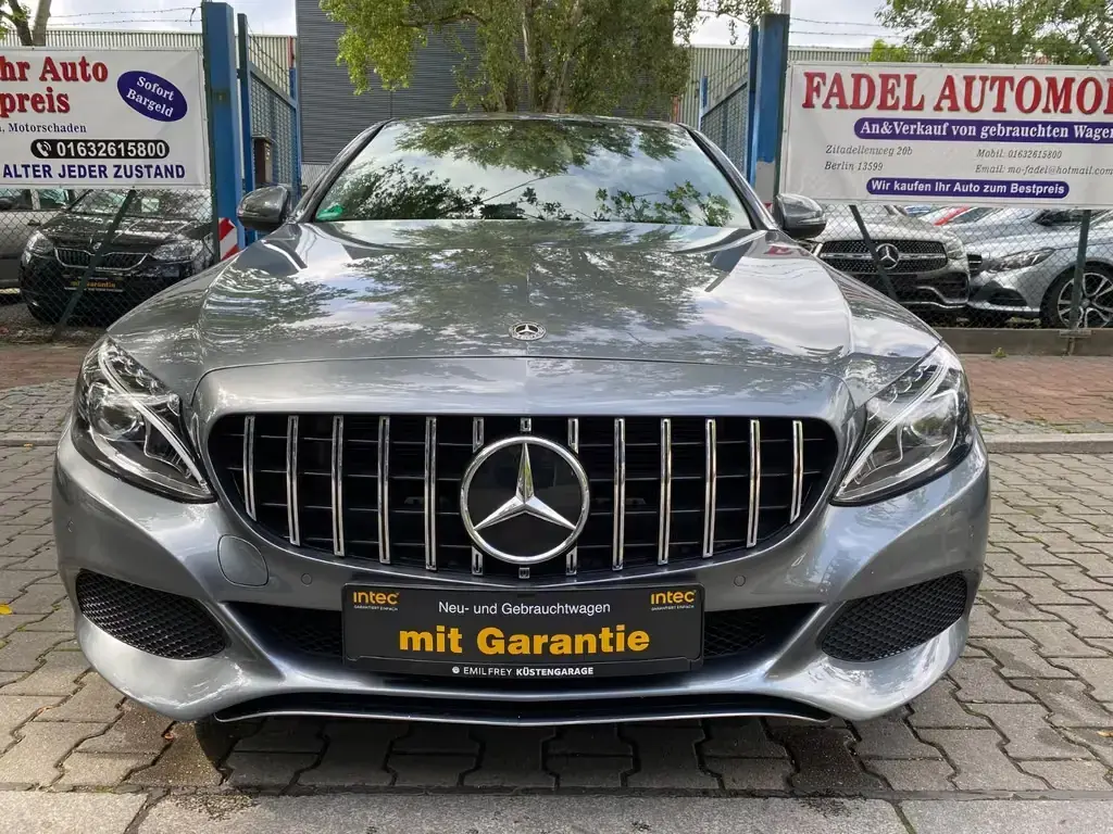 Main__Slider__Photo:Mercedes-Benz C 180 Limosine Aut Navi Shz Teilleder 10/2018-1