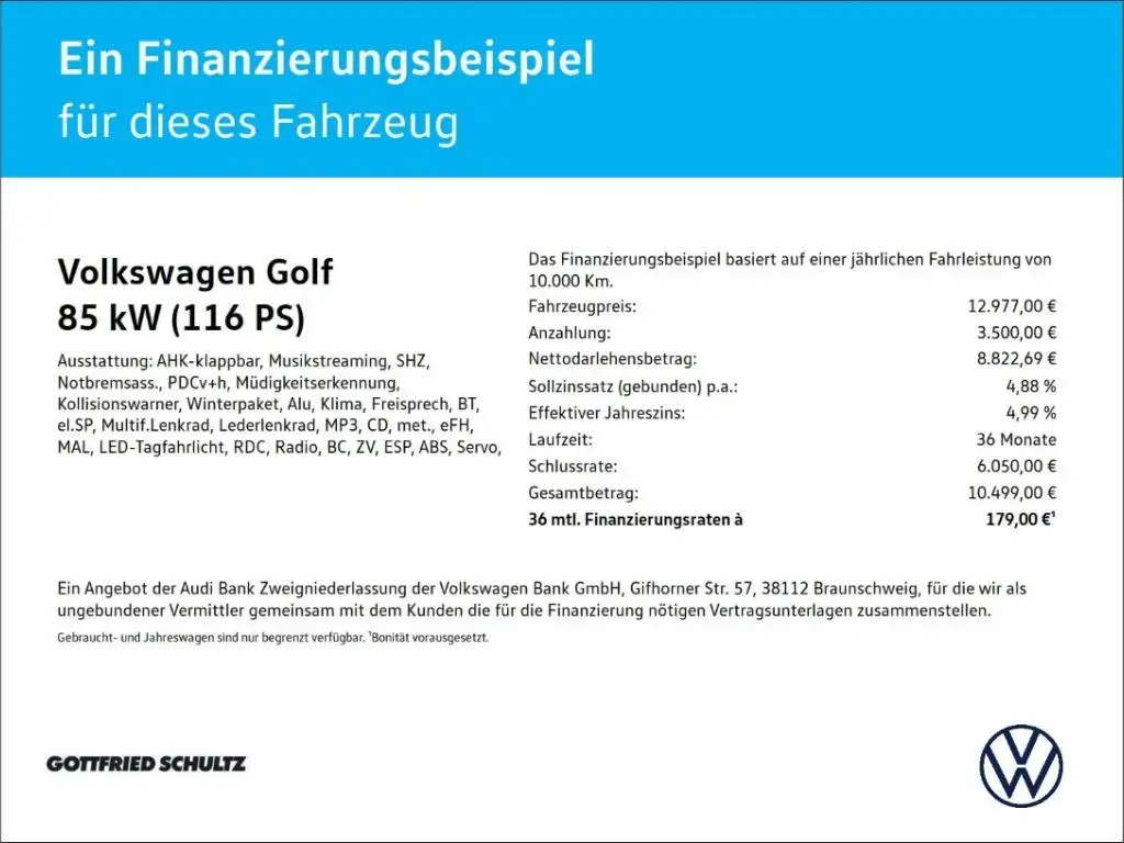 Main__Slider__Photo:Volkswagen Golf VII 1.0 TSI Comfortline AHK PDC VO&HI KLIMA 03/2019-1