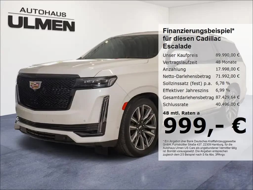 Main__Slider__Photo:Cadillac Escalade 6.2 V8 4WD Sport Platinum AHK Nightvisi 09/2022-0