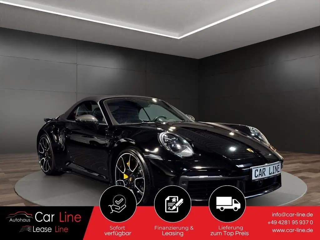 Main__Slider__Photo:Porsche 992 Turbo S Cabrio 3.8*Approved*Aero*PDLS*Carbon 11/2022-0