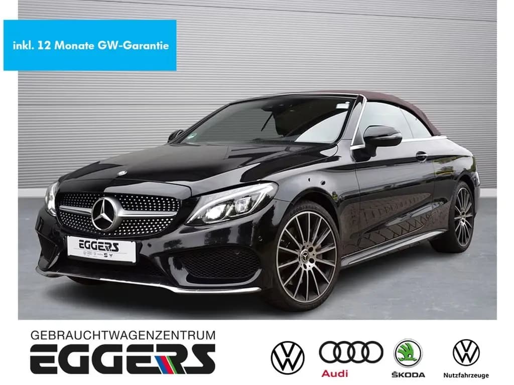 Main__Slider__Photo:Mercedes-Benz C 400 Cabrio 9G 4Matic *AMG-Line*LED*AHK*RüKam* 03/2017-0