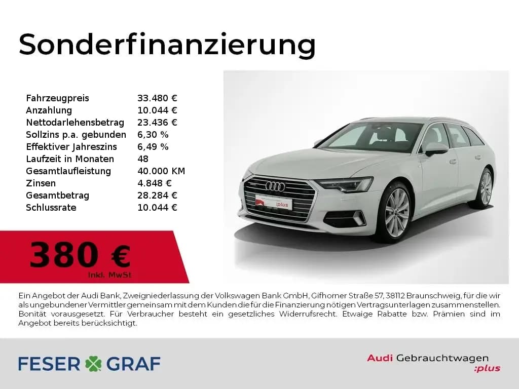 Main__Slider__Photo:Audi A6 Avant 40 TDI qu S Line Matrix,Leder,Navi 11/2022-0