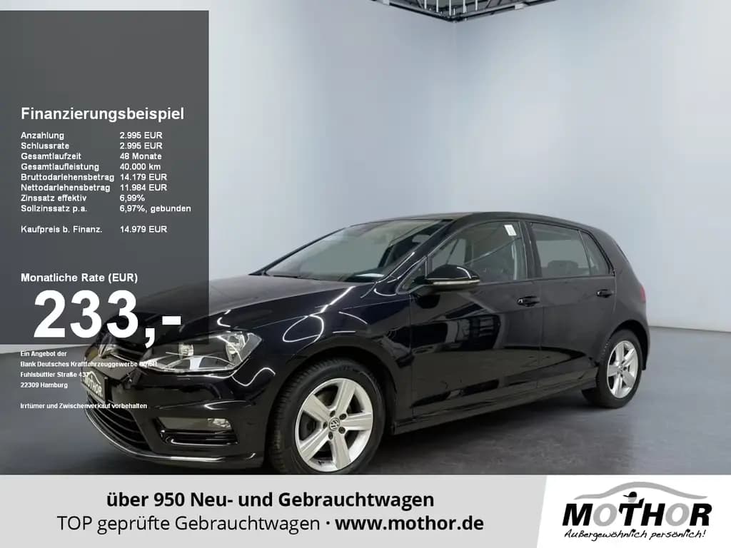 Main__Slider__Photo:Volkswagen Golf VII Comfortline TDI RLine TeillederClimatr 06/2016-0