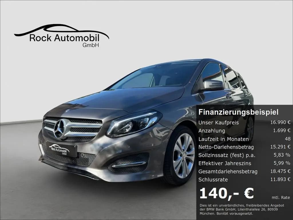 Main__Slider__Photo:Mercedes-Benz B-Class 200 d 7G Urban LED Navigation *Garantie* 09/2016-0