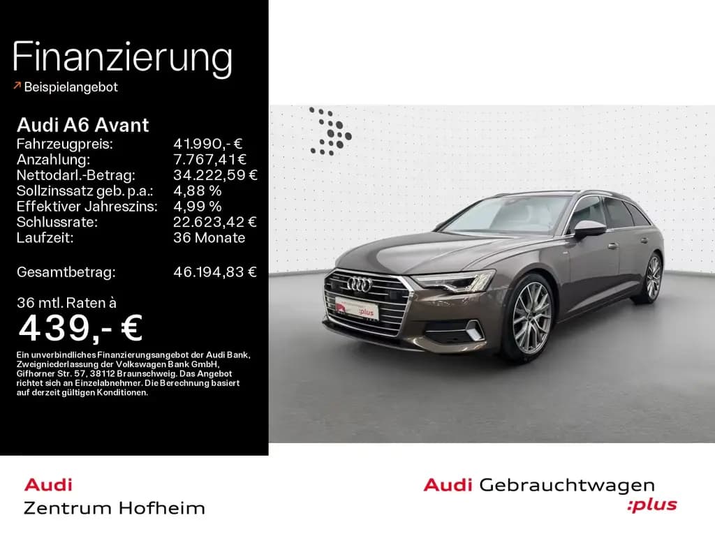 Main__Slider__Photo:Audi A6 Avant S line 50 TDI*PANO*STDHZG*MATRIX*HUD*B& 12/2021-0