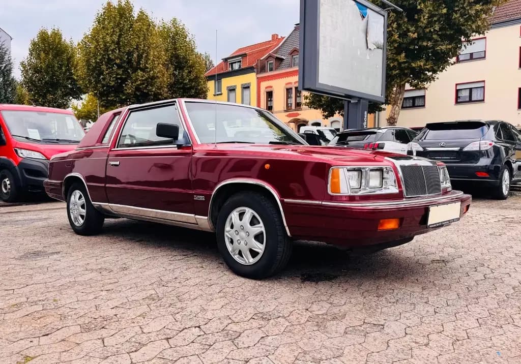 Main__Slider__Photo:Chrysler Le Baron 2.2i Turbo Coupe Automatik Klimaanlage 09/1986-0