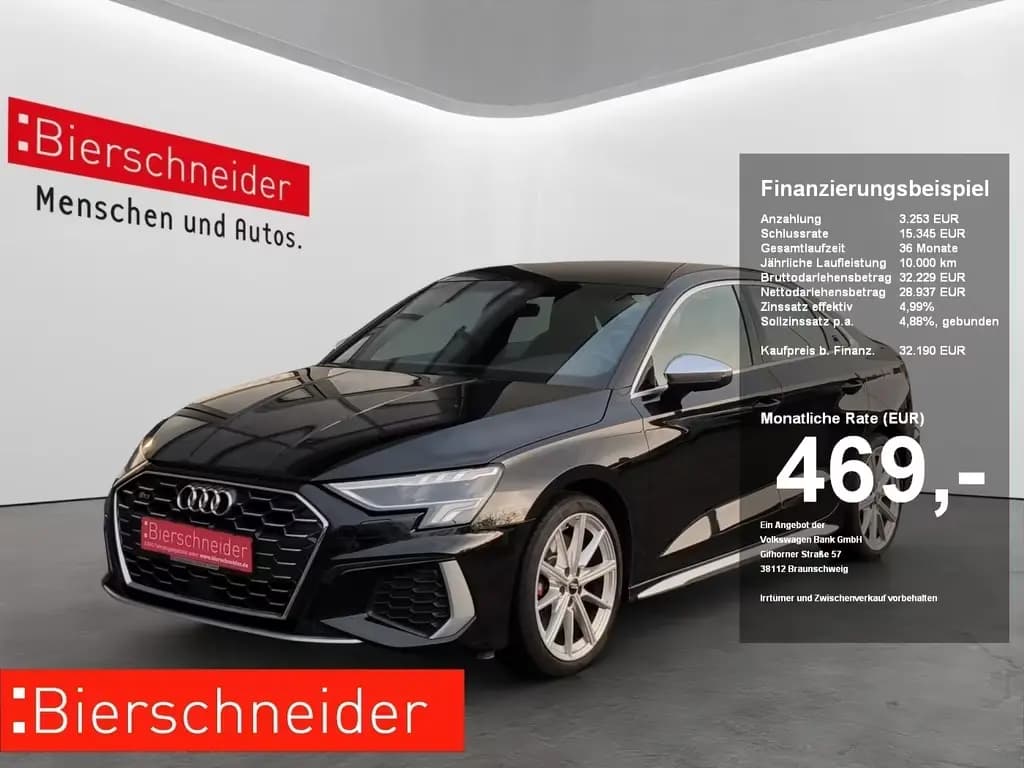 Main__Slider__Photo:Audi S3 Lim. 2.0 TFSI quattro LED NAVI+ 18 SHZ GRA PD 10/2020-0