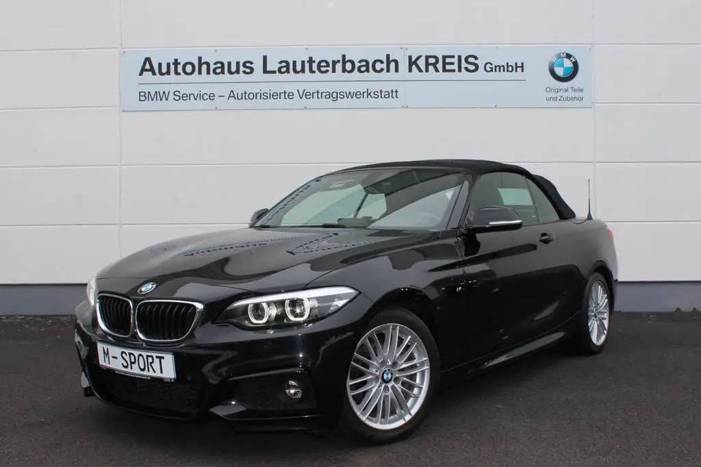 Main__Slider__Photo:BMW 2 Series 218i Cabrio M-Sport NAVI, LED, PDC, SHZ, LRH 03/2018-0