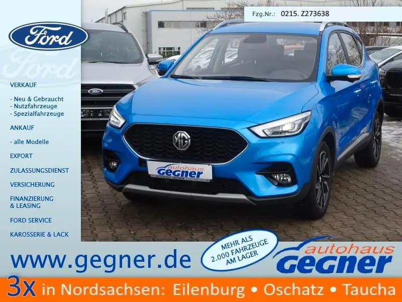 Main__Slider__Photo:MG ZS 106PS Luxury Leder LED Klima Navi 01/2023-0