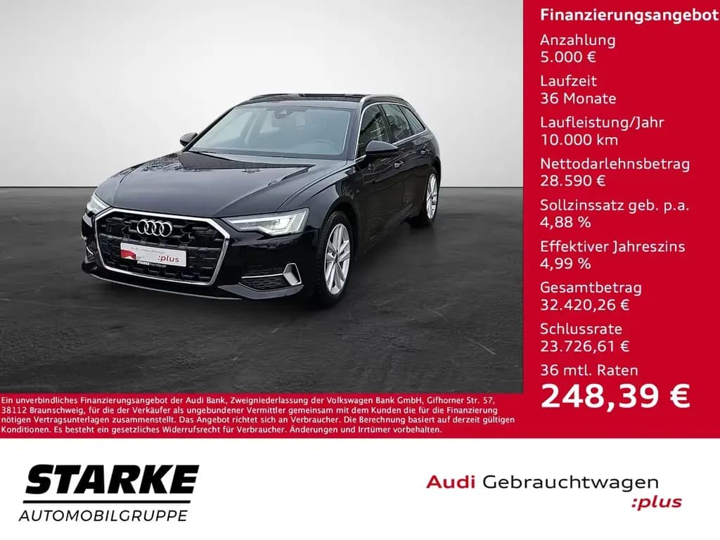 Main__Slider__Photo:Audi A6 Avant 40 TDI S tronic quattro advanced NaviPl 09/2023-0