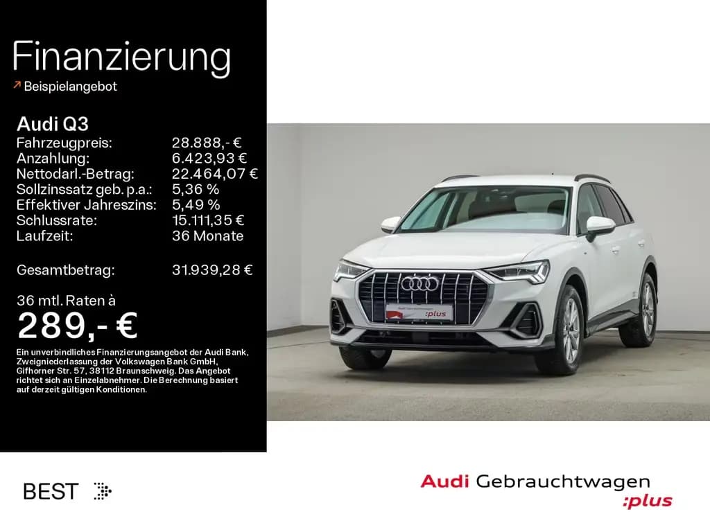 Main__Slider__Photo:Audi Q3 S line 35 TFSI AHK, Navi, LED, virtual 12/2022-0