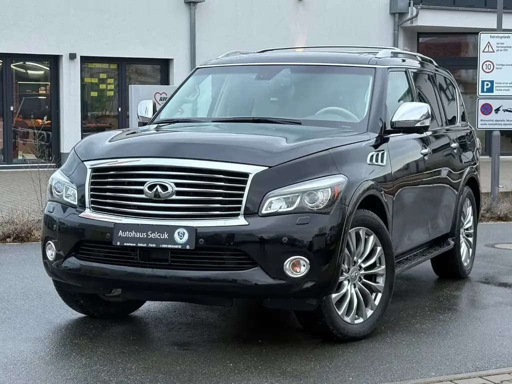 Main__Slider__Photo:Infiniti QX80 5.6 V8 *7-Sitzer*Leder*Navi*360* 01/2016-0