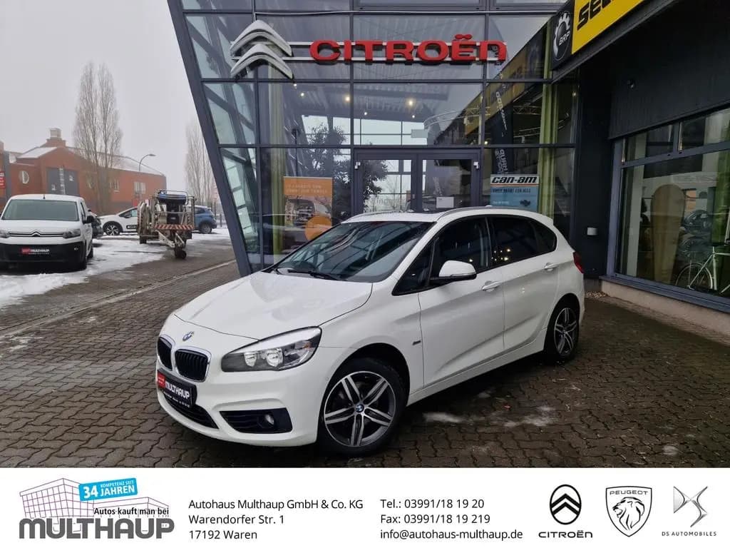 Main__Slider__Photo:BMW 2 Series 218 Active Tourer i Sport Line SHZ PDC Navi 06/2017-0