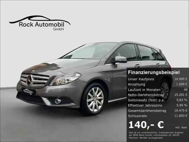 Main__Slider__Photo:Mercedes-Benz B-Class 180 7G-DCT Automatik *Garantie* 05/2014-0