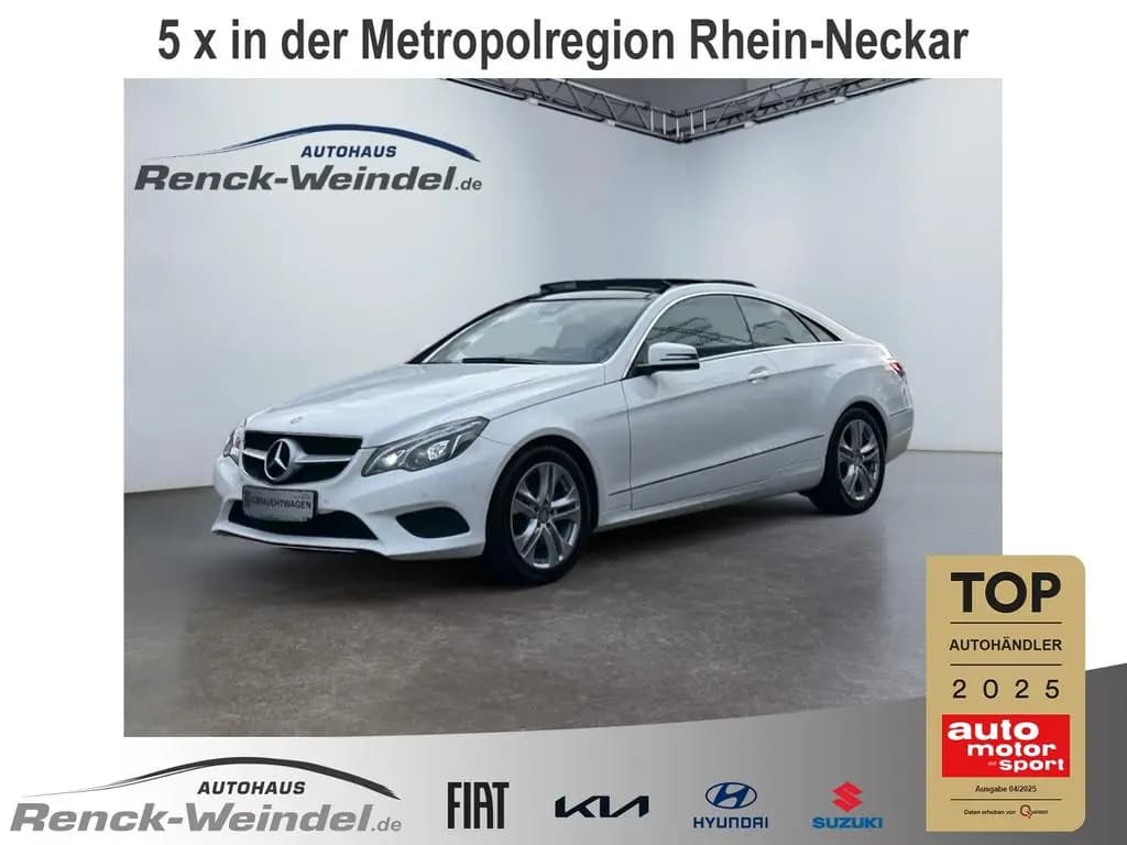 Main__Slider__Photo:Mercedes-Benz E-Class 200 Coupe Navi Klimaautom LED El. Panodach PDC 04/2015-0