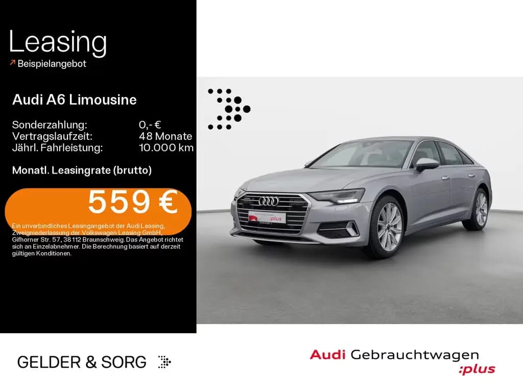 Main__Slider__Photo:Audi A6 Limousine 40 TDI quattro Sport*ACC*Leder*RFK 02/2023-0