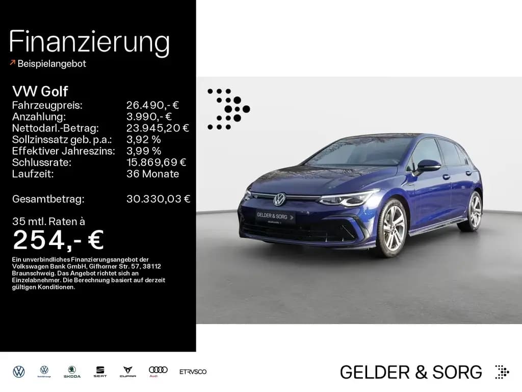 Main__Slider__Photo:Volkswagen Golf 1.5 TSI R-Line RFK*AHK*Digital*Pano*H&K 09/2023-0