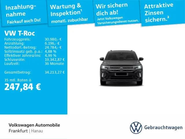 Main__Slider__Photo:Volkswagen T-Roc Life 1.5 l TSI DSG Spurwechselassistent LE 11/2025-0