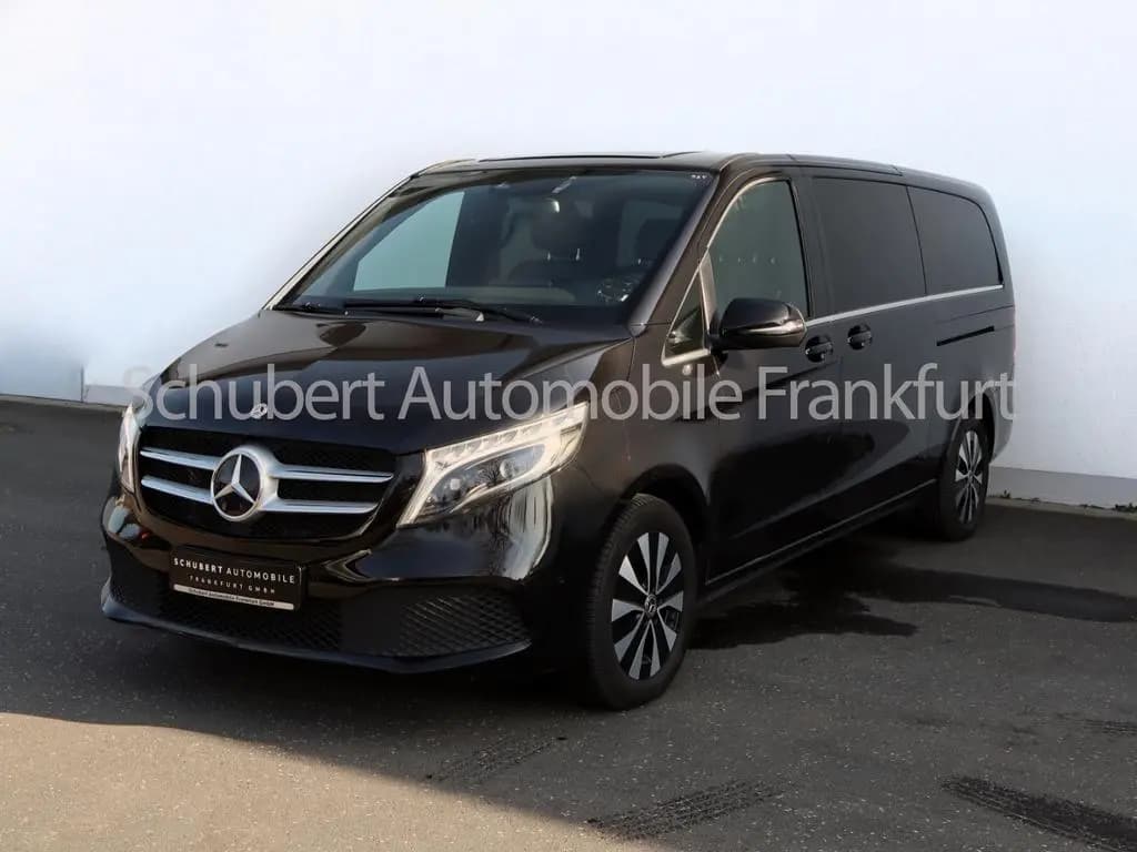 Main__Slider__Photo:Mercedes-Benz V-Class 300 d AVANTGARDE extralang AHK MBUX 8 Sitzer 09/2021-0