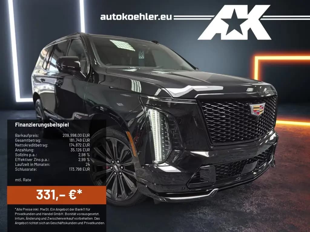 Main__Slider__Photo:Cadillac Escalade V-Series 692 PS Carbon ABV 24 Zoll VOLL null-0