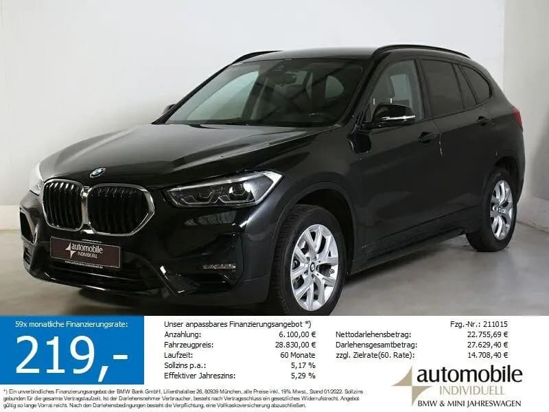 Main__Slider__Photo:BMW X1 20iA sDr Sport Line LED Navi Leder Kamera 05/2022-0