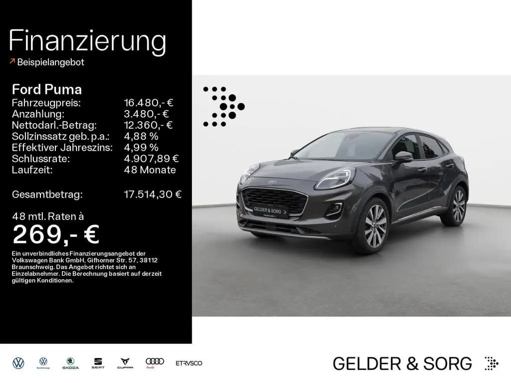 Main__Slider__Photo:Ford Puma Ecobost Hybrid RFK*SHZ*Bang&Olufsen*Wi 09/2020-0