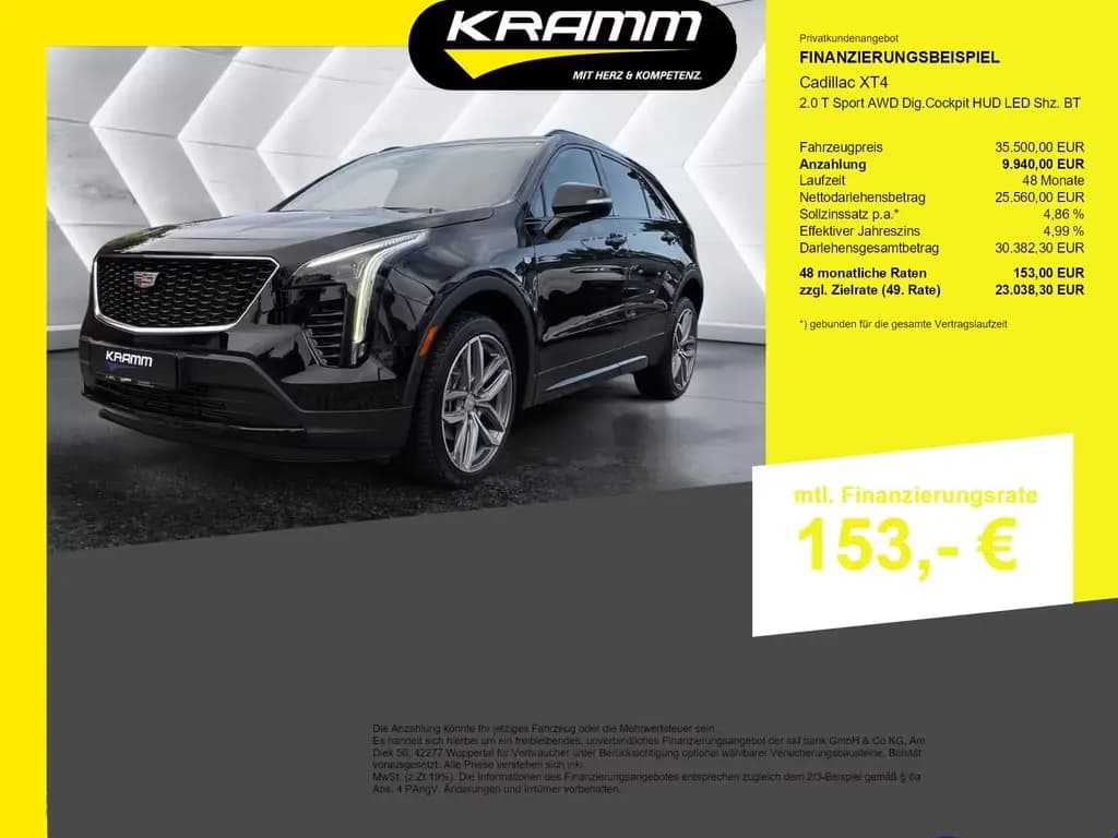 Main__Slider__Photo:Cadillac XT4 2.0 T Sport AWD Dig.Cockpit HUD LED Shz. BT 08/2023-0
