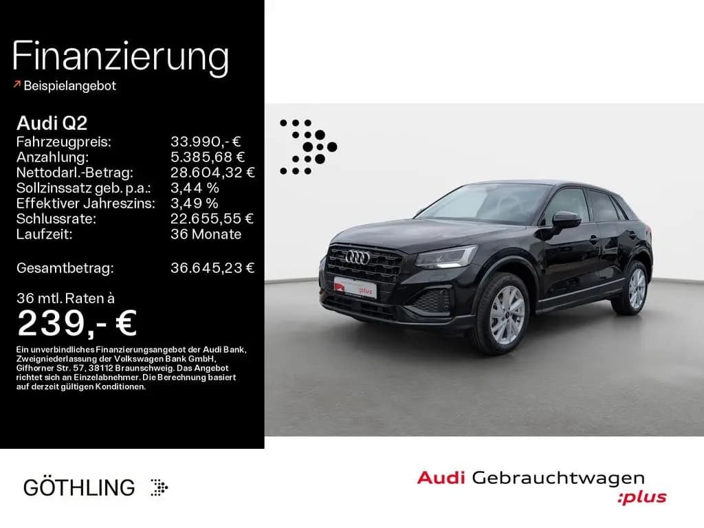 Main__Slider__Photo:Audi Q2 40 TFSI qu Advanced S tro*LED*Virtual*Navi+*S 06/2025-0