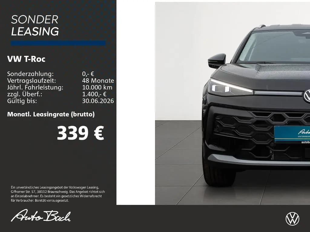 Main__Slider__Photo:Volkswagen T-Roc Style 1.5 l eTSI OPF 110 kW (150 P S) 7-Ga null-0