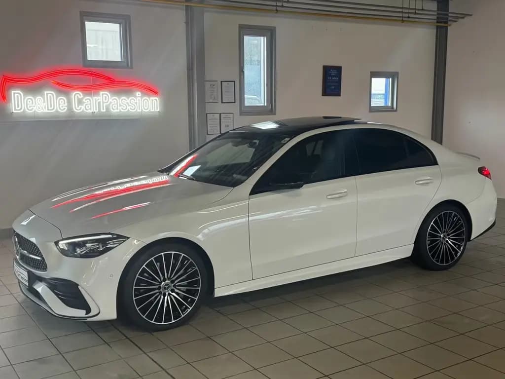 Main__Slider__Photo:Mercedes-Benz C-Class 300 AMG-Line*PANO+NightPaket+Designo*1H U-Frei 12/2021-0