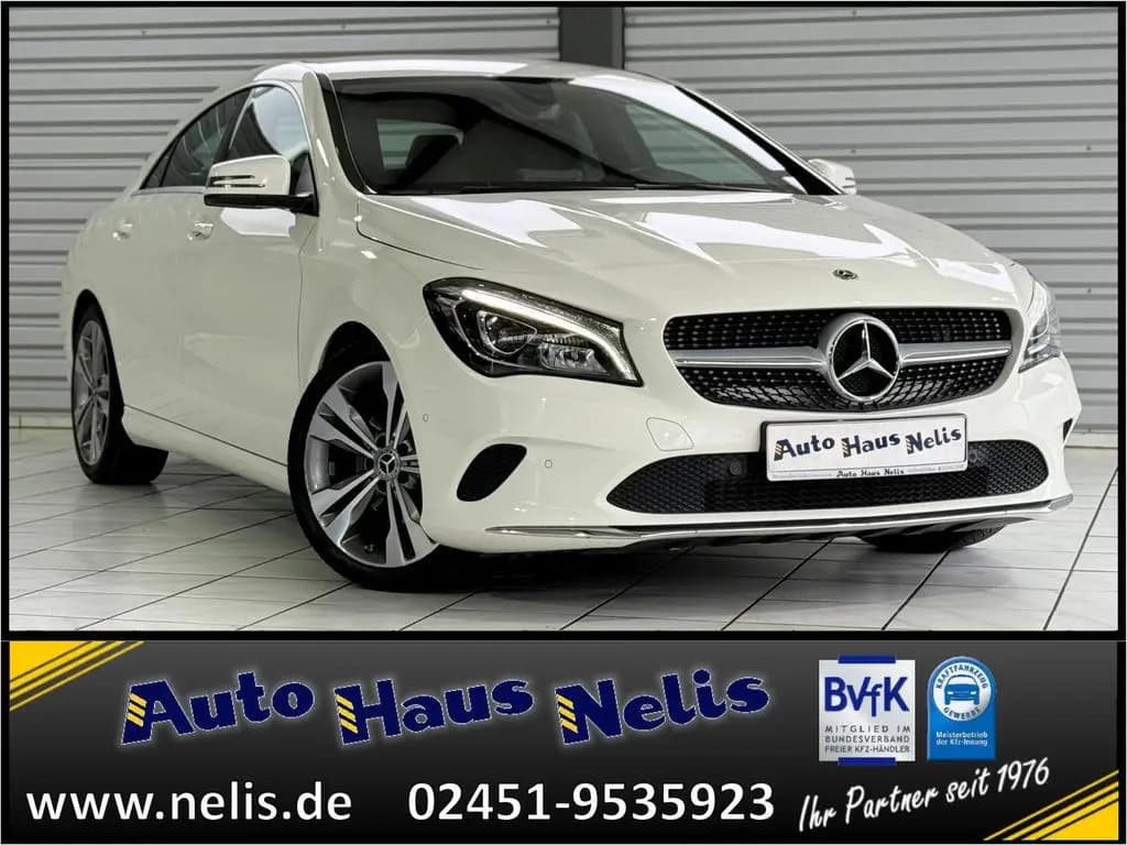 Main__Slider__Photo:Mercedes-Benz CLA-Class 180 Coupe Urban PDC Navi LED NotbremsAssyst 03/2018-0
