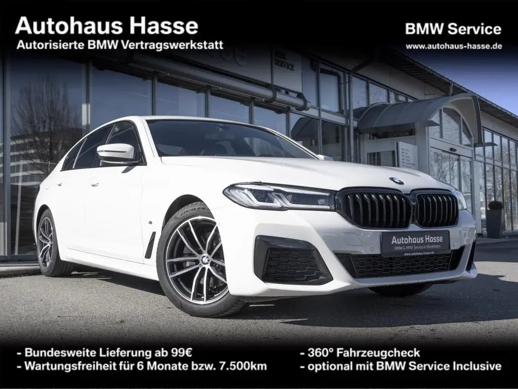Main__Slider__Photo:BMW 5 Series 520d xDrive Limo M-Sport KAMERA HiFi adapLED 08/2021-0